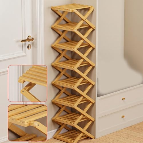 Étagère à chaussures pliable pour petits espaces et appartements encombrés - 4