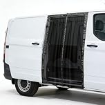 Magnetic Van Bug Screen, Fly Screen Sun Protection Car Sliding Door Rear Net Fly Screen Van Mosquito Net for Benz Vito, for Ford Transit Custom, for Opel/Vauxhall Vivaro (for Side Door, 150*110cm)