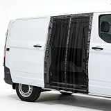 SWTHM Zanzariera magnetica per furgone, con magneti resistenti e nastro adesivo resistente, compatibile con Vito e Marco Polo, per Ford Transit Custom, 150 x 110 cm