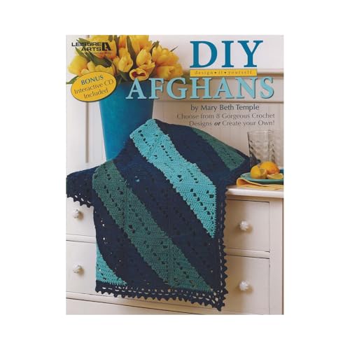 Leisure Arts Design/Yourself Afghans CD Crochet...