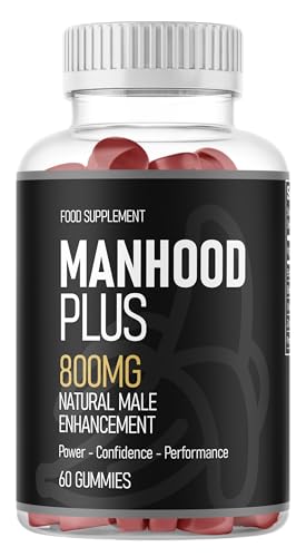 Mannhood - 800mg Natural Male Enhancement Gummies - 60 Gummies