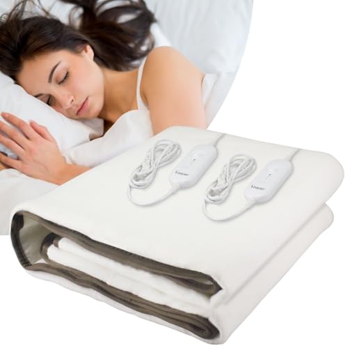 BEPER P203TFO111 Scaldaletto Matrimoniale, 2 Zone con Comandi Indipendenti, 3
