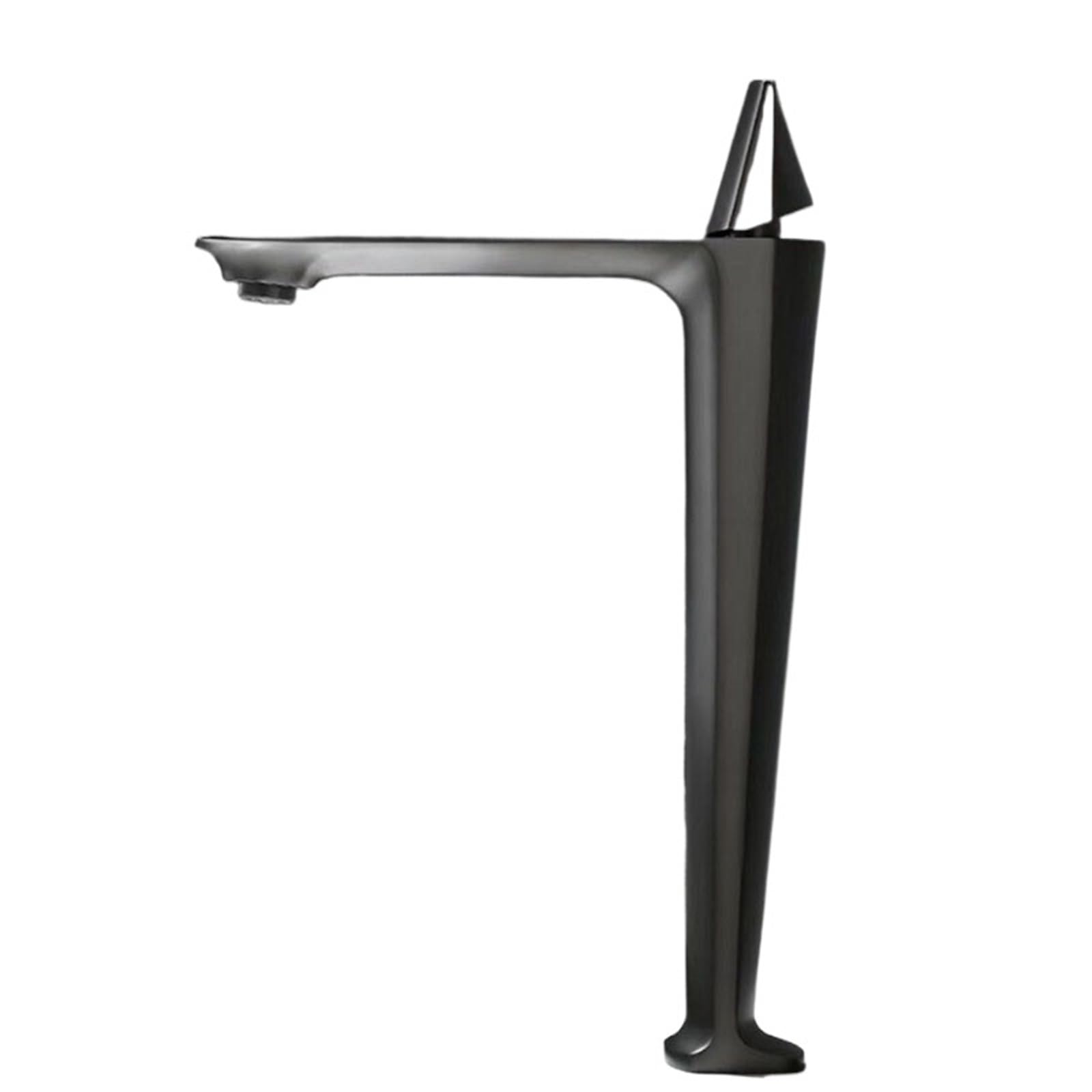 Hgbflty Color-5 Basin Faucets Rose Gold Bathroom Basin Sink Faucet Square Brass Mixers Single Handle White Vanity Mixer Tap(Color-5)