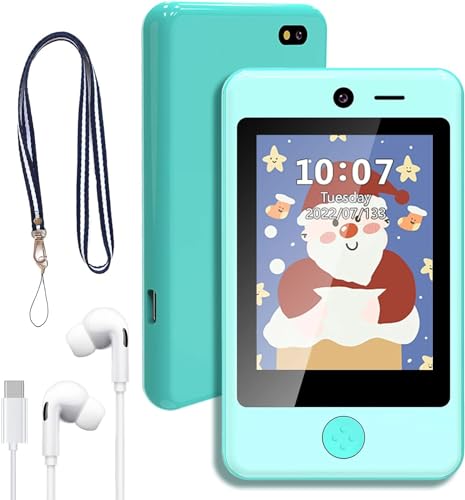 子供音楽携帯教育電話おもちゃキッズフォン3.8インチタッチパネル搭載の子供向けスマートフォン女の子男の子タッチスクリーン携帯電話幼児用おもちゃMP4ゲーム機電子漫画アニメーション画面子供キッドカメラ付きSTEM学習向け楽しいゲームMP3 音楽プレイヤーオー