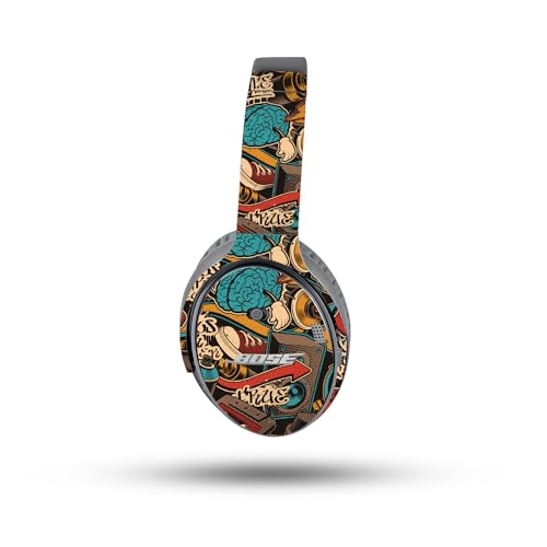 Image of MightySkins Skin Compatible with Bose QuietComfort 35 II Headphones - Puppy Fall | Protective, Durable, and Unique Vinyl Decal wrap Cover | Easy to Apply, Remove, and Change Styles