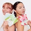 Paquete variado de 8 mascarillas de hoja Avatara All-Star - Mascarillas faciales coreanas hidratantes para preadolescentes y adolescentes - Con sandía, durazno y aloe - Libre de crueldad animal y sin fragancias sintéticas 8