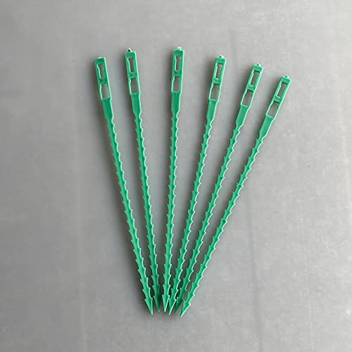 Sunkizzrs® 50Pcs 170mm Plastic Gardening Clips Plant Ties Plastic Climbing Support Garden Plant Tie