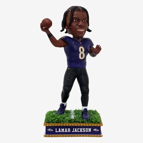 Lamar Jackson Baltimore Ravens Field Star Bobblehead NFL