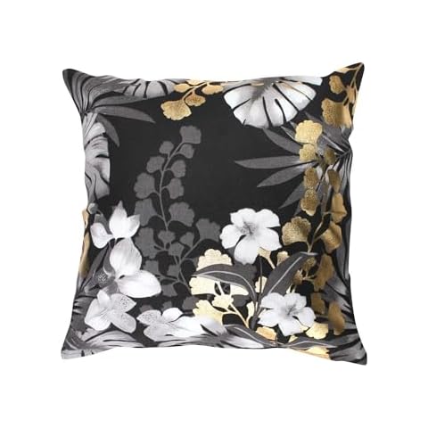 Housse de Coussin Kelly Noir - Douceur d'Intérieur Cover