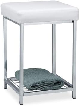 pouf da sedia con premi neri