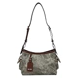 PU Postal Bag Palabos de acceso rápido Bolsa de axila para mujer (gris)