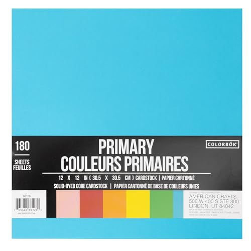 ColorBok 68126C Mega Paper Pad Mega Paper Pack, Primary, 12