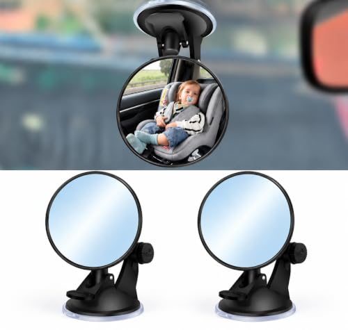 2�Z�b�g �ԗp �⏕�~���[ �}�c�_ CX-60 CX-80 CX-8 2017-2026�ɓK������ 360°��] �z�Վ� �C���T�C�g�~���[ �Ȗʋ� �压��~���[ �㕔���ȗp �p�x�����\ �o�b�N�~���[ ���t���ȒP [���s�A���i]