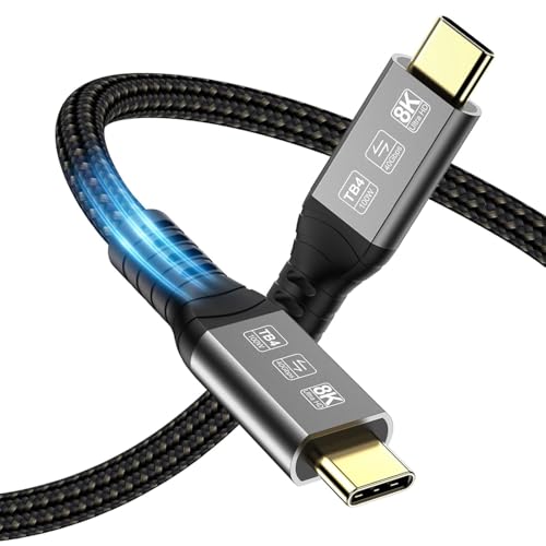Angusplay USB4 1m Cable, 40Gbps, 100W Charging