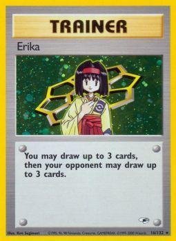 Amazon.com: Pokemon - Erika (16/132) - Gym Heroes - Holo : Toys & Games