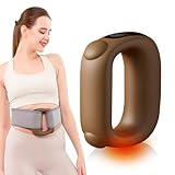 EAshuhe Deep Tissue Massage Gun for Neck Back Pain Relief, Percussion Electric Muscle Massager with Heat & Waist Belt, Rechargeable Handheld Wireless Massager Gun, Gifts for Men Women Mom Dad