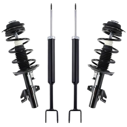 Image of Detroit Axle - Front Struts w /Coil Springs Rear Shock Absorbers Replacement for 2013-2016 Dodge Dart Limited - 4pc Set