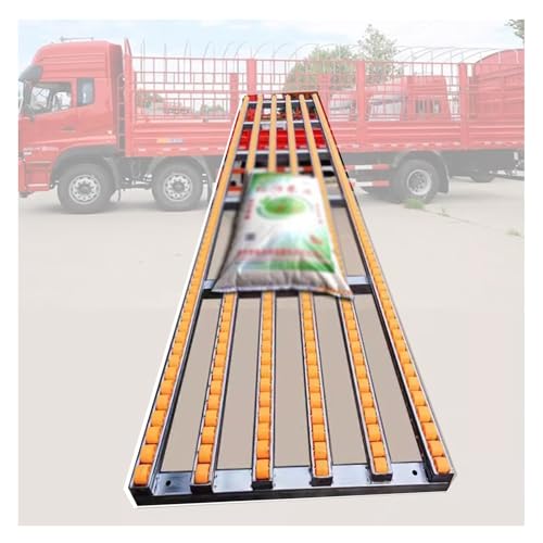 YJEUZCD Unloading Light-Duty Conveyor, Collocatable Roller Conveyor Slides, ABS Plastic Roller, Factories Warehouses Line Unloading Pulley(15.7x47.2in)