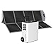 CTOLITY AP5000 Generador Solar (2025 Nuevo) con 400W Panel Solar, 5120Wh Estación con Tomas de CA 5000W (Pico de 6000W), Batería LiFePO4, Generador eléctrico para Acampadas, Fuera de Red, Cortes