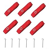 Honseadek Beach Volley Lines di confine con paletti Outdoor Court Marking Kit 8x16m Corda Nylon per Sabbia ed Erba Sport