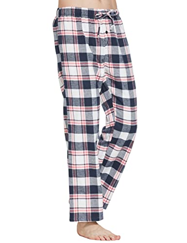 CYZ Men's 100% Cotton Super Soft Flannel Plaid Pajama Pants,F23004,X-Large