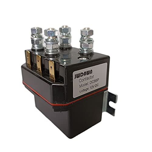 JWDAWN DC66 12V 80A Monoblock SPDT Winch Contactor Solenoid Relay Switch Albright DC66P 12V 80A Car Crane Motor Reverse Contactor