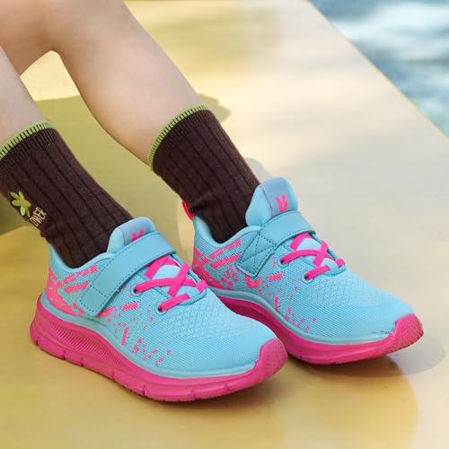 Tobfis Boys Girls Kids Arch Support Strap Athletic Running Tennis School Shoes Breathable Walking Sneakers Better for Flat Feet (Toddler/Little/Big Kid)3