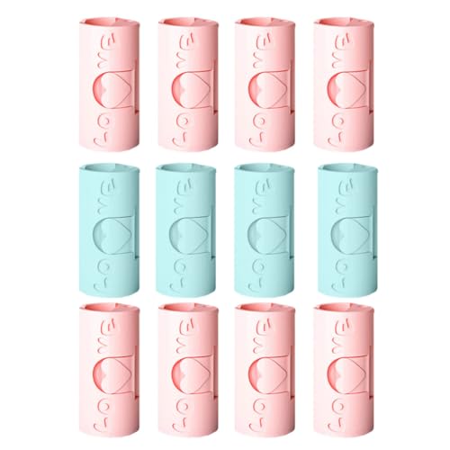 Operitacx 12 Pinzas para Colchas Domésticas de Abs, Abrazaderas Antideslizantes Prácticas Diseño Compacto y Adorable para Sujetar Sábanas Hogar Color Color Aleatorio Varios Estilos