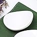 FORLONG Ceramic Soap Dish Holder, for Bathroom,Tub and Kitchen Sink（White）