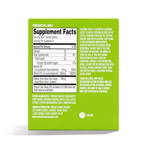 Image of 365 by Whole Foods Market Energy Shot, Cherry Limeade, 2 Fl Oz (Pack of 2)