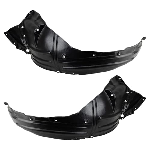 Image of TRQ Front Inner Fender Liner Set Compatible with 2007-2013 Acura MDX AC1248123 AC1249123