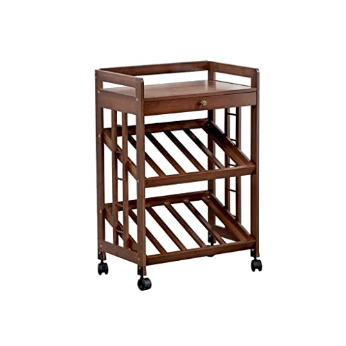 Soporte para botellas de vino de bambú estilo europeo