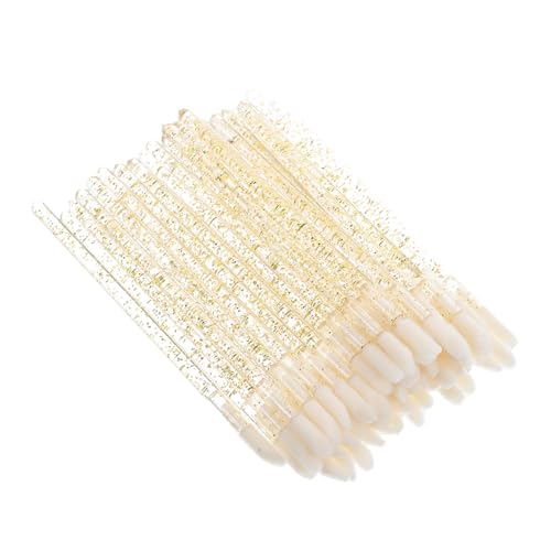 Ipetboom 100 Pcs Glitter Lip Brush Set Makeup Brushes for Glitter Lip Esthetician