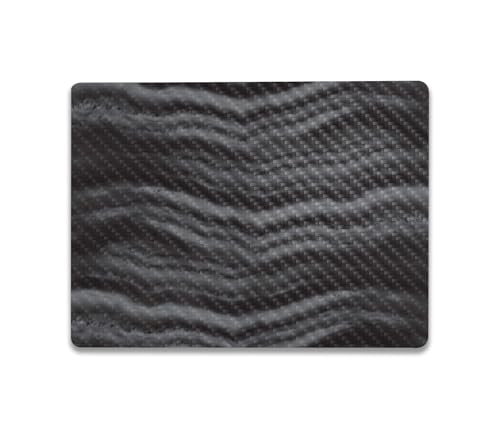 Image of MightySkins Carbon Fiber Skin Compatible with Microsoft Surface Laptop Go 3 (2023) Full Wrap Kit - Smoky Quartz | Protective, Durable Textured Carbon Fiber Finish | Made in The USA