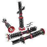 KILOAUTO Adjustable Coilovers Suspension Kit fit for 2007-2011 for Toyota Camry Coilover Struts Spring Shocks(Red)