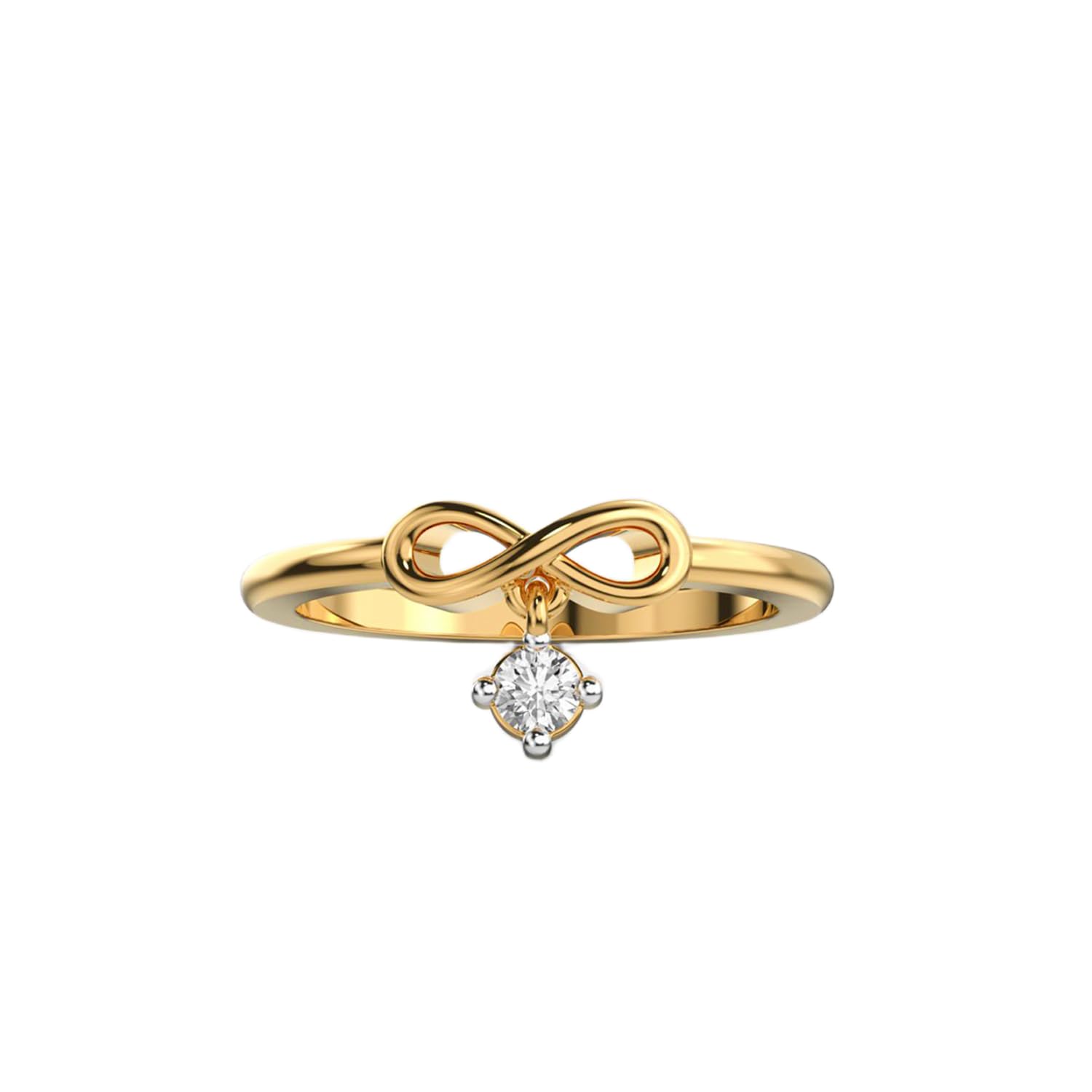 Bague moissanite inversée argent 925 pour éviter le ternissement - 5