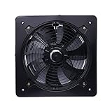 Industrial Ventilating Extractor Fan, 16” 110V 2800r/min Speed Explosion Proof Fan Axial Exhaust Commercial Air Blower Fan, Factory Flow Fan Exhaust Fan Ventilator Extractor