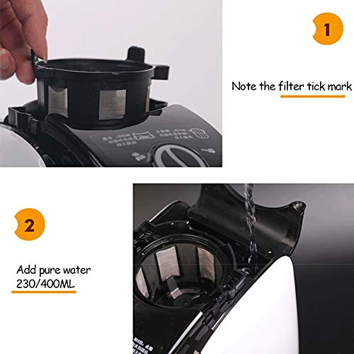 Filter Kaffeemaschine, Einfach Zu Säubern, Bohne Zur Tassen Maschine, Express Mit Integrated Grinder Und… – Bild 5