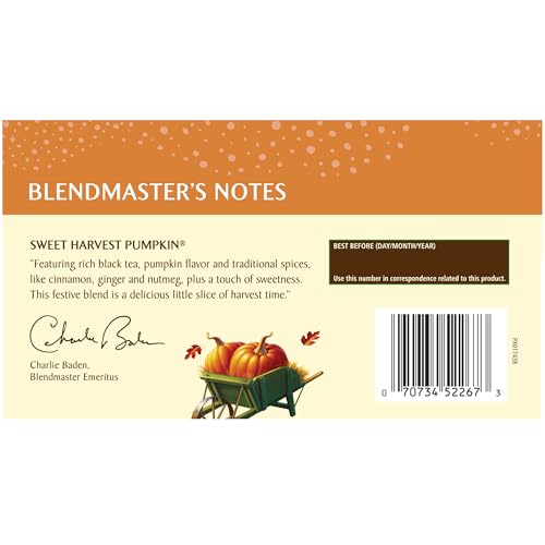 Image of Celestial Seasonings Tea Bags Sweet Harvest Pumpkin Black Tea 18 Count