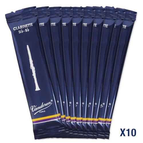 vandoren cr103 bb clarinet traditional reeds strength 3 box of 10