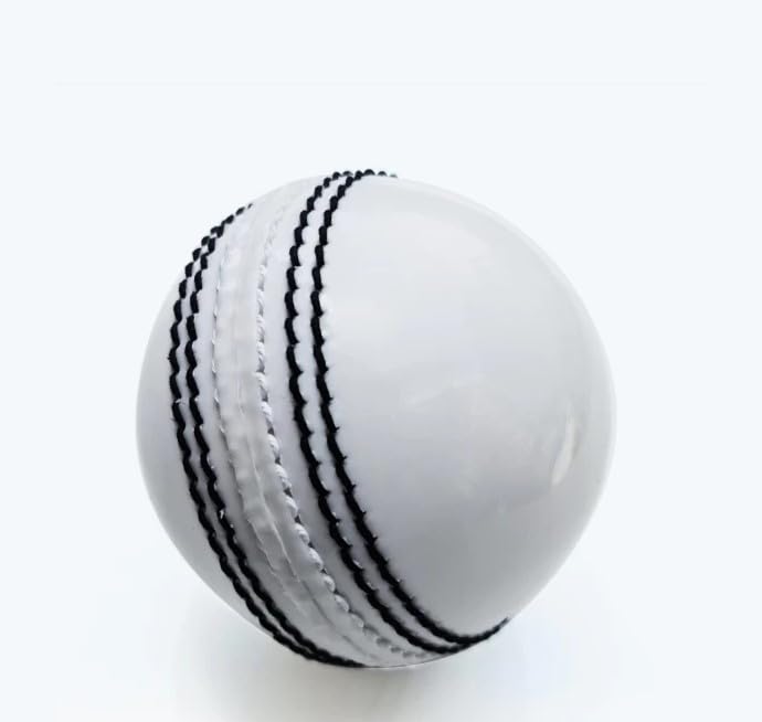 Cricket Wonder Ball, White PVC, Stitched, 90-95 Grams