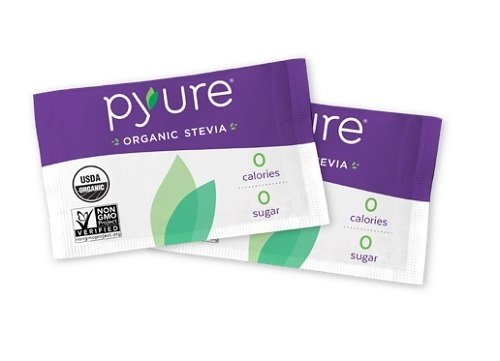 Pyure Organic Stevia Sweetener Packets, Granulated Sugar Substitute, 1000 Count