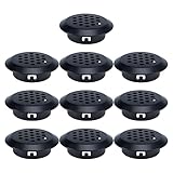 MY MIRONEY 10PCS Stainless Steel Circular Soffit Vent Round Mesh Hole Air Vents 1.2