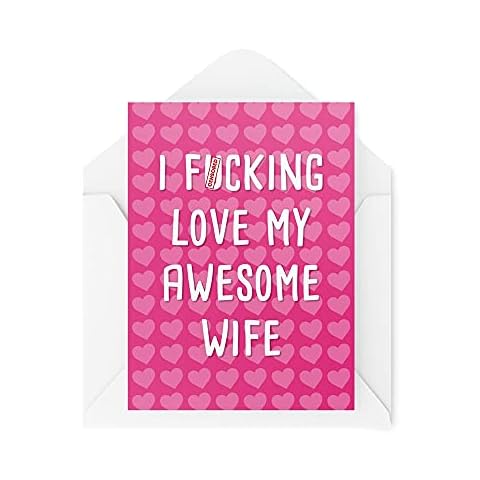 Wife Cards Anniversary Card for Her Cover