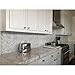 Stone Center Online Carrara White Marble 1x3 Herringbone Mosaic Tile Polished Kitchen Bath Wall Floor Backsplash Shower (1 Sheet)