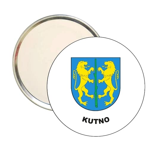 ROUND MIRROR. - KUTNO HARMONIAL SHIELD - ŁÓDŹ VOIVODESHIP - POLAND