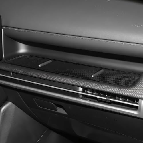 KUNGKIC Für Hyundai Tucson Zubehör 2025 Anti RutschMatte für Beifahrersitzablage Tablett Silikon Antirutsch Pads 1 Stück (Schwarzer Rand)
