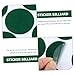 DINHEAROM 1sheet Snooker Repair Patch Billiard Tablecloth Mending Stickers for Pool and Snooker Tables Includes Dots for Placement Pe and Lint Material