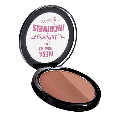 Paleta de Blush Luisance Mega Imbatível Mulheres Incríveis Cor A - 3 Cores - 10g