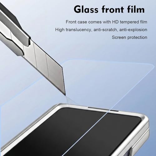 Coque Samsung Z Fold7 antichoc argentée, finition premium avec charnière